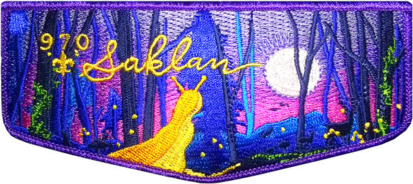 Order of the Arrow Saklan lodge patch
