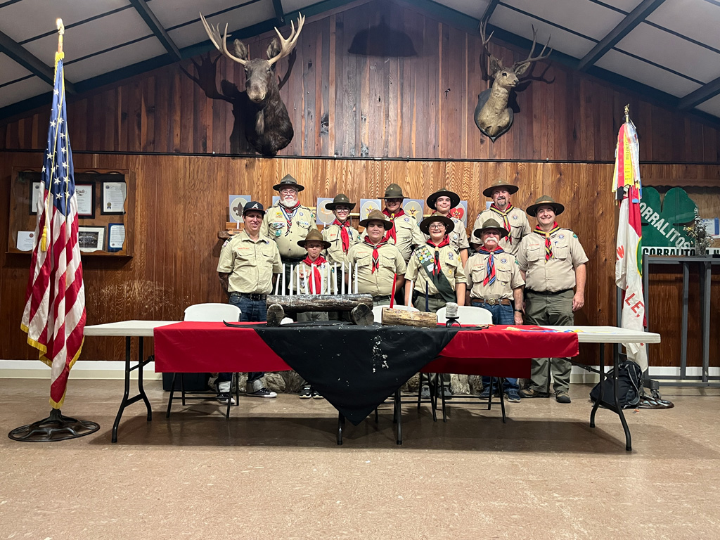 Troop 599 Loma Prieta group photo from 2025